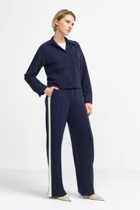 RICH AND ROYAL Navy Trousers