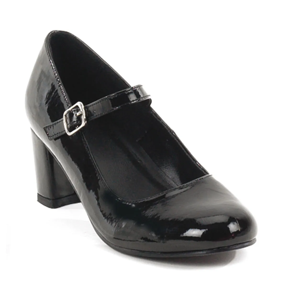 SCHOOLGIRL-50 Funtasma Black Patent Fancy Dress Women's Shoes (Fantasy Footwear)