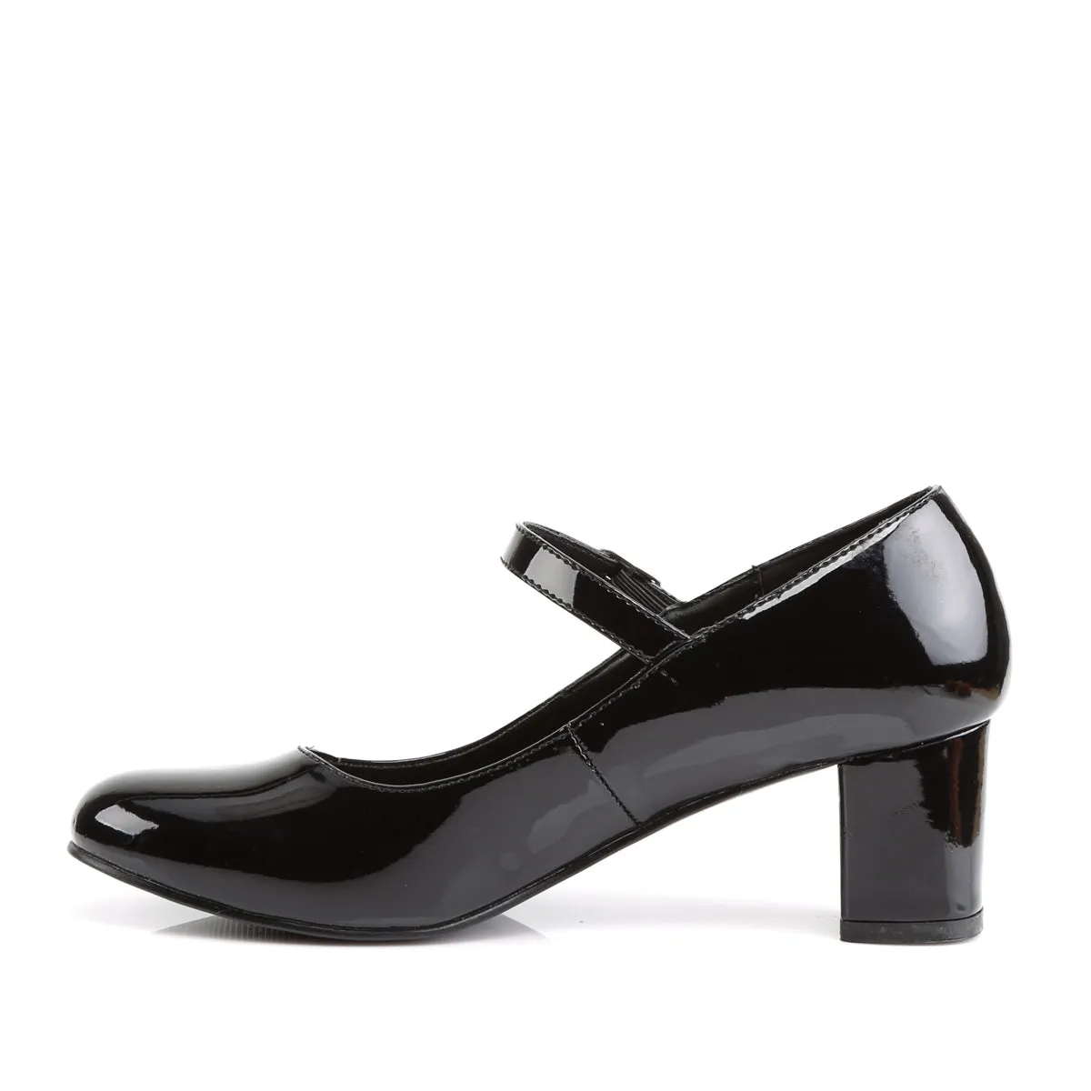 SCHOOLGIRL-50 Funtasma Black Patent Fancy Dress Women's Shoes (Fantasy Footwear)