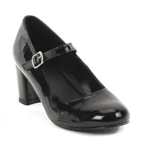 SCHOOLGIRL-50 Funtasma Black Patent Fancy Dress Women's Shoes (Fantasy Footwear)