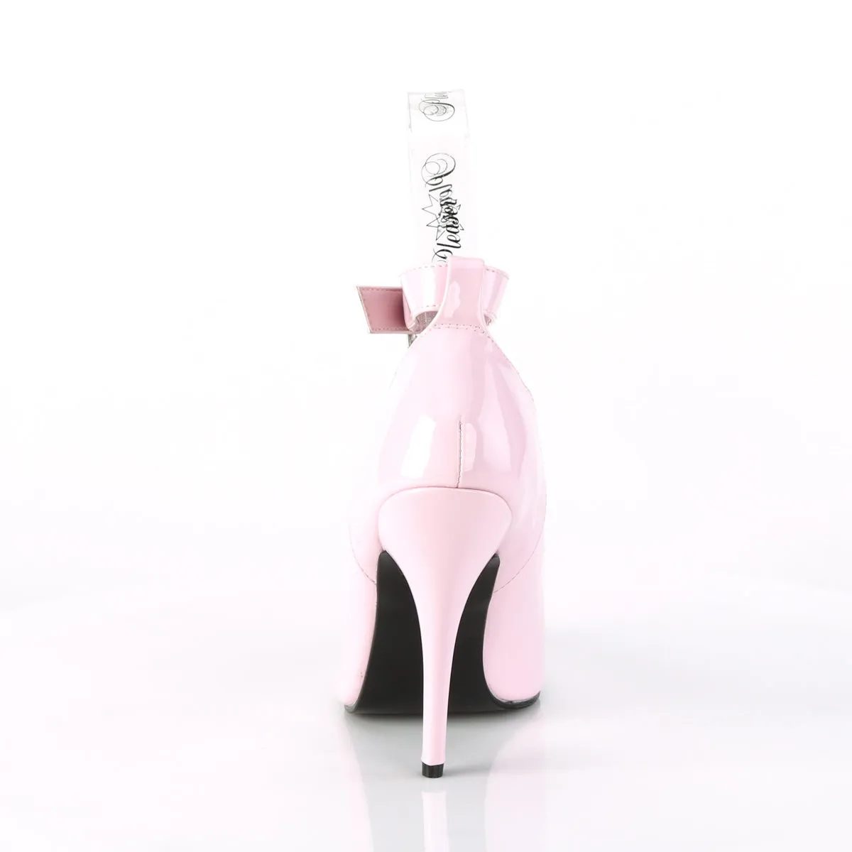 SEDUCE-431 Pleaser Baby Pink Patent Sexy Single Sole Shoes (Fetish Footwear)