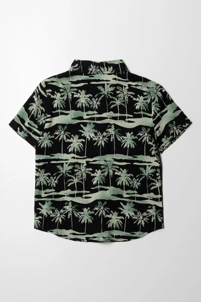 Short Sleeve Viscose Aop Shirt
