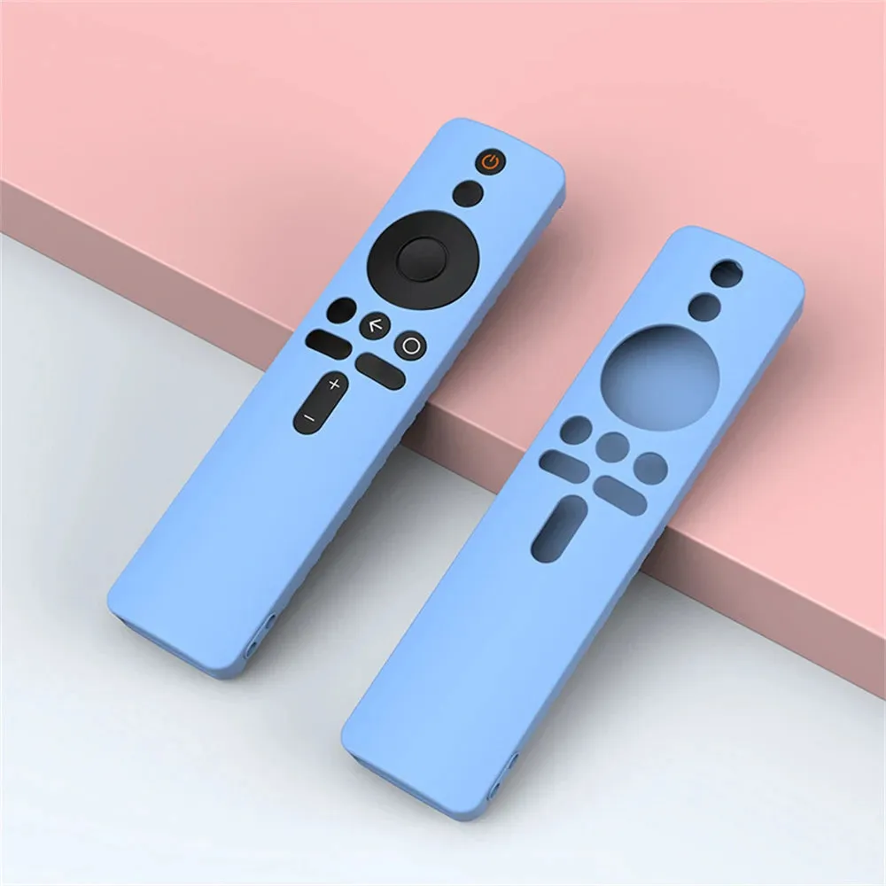 Silicone Remote Control Protective Case Cover for Xiaomi Mi Box S/4X Mi TV Stick Smart Tv - Blue