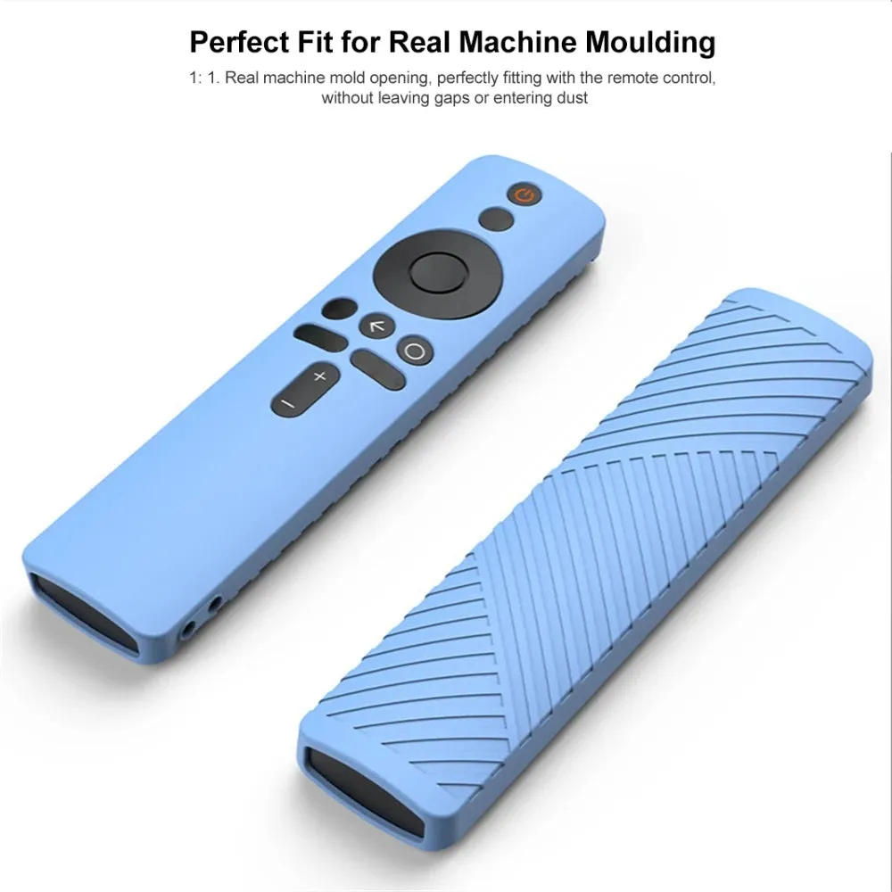Silicone Remote Control Protective Case Cover for Xiaomi Mi Box S/4X Mi TV Stick Smart Tv - Blue