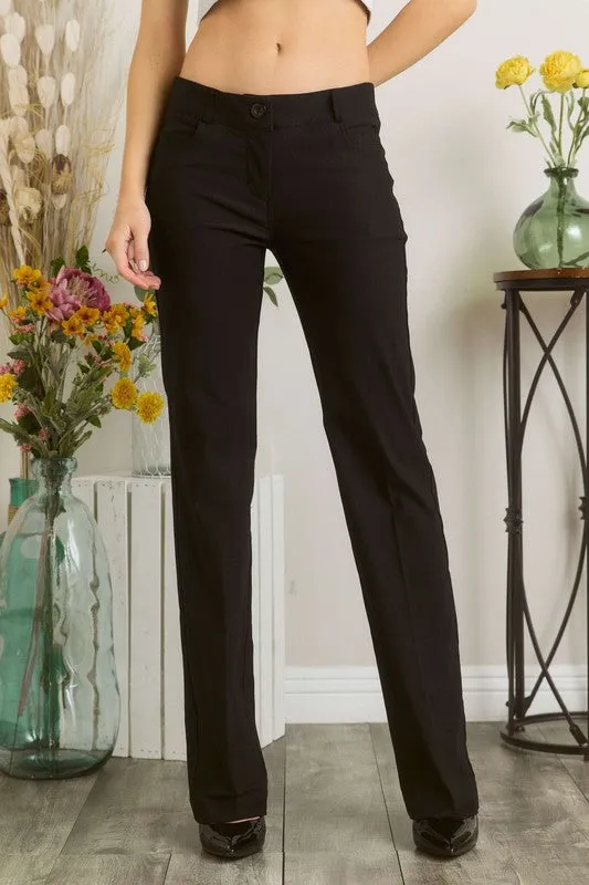 Solid Color Pants