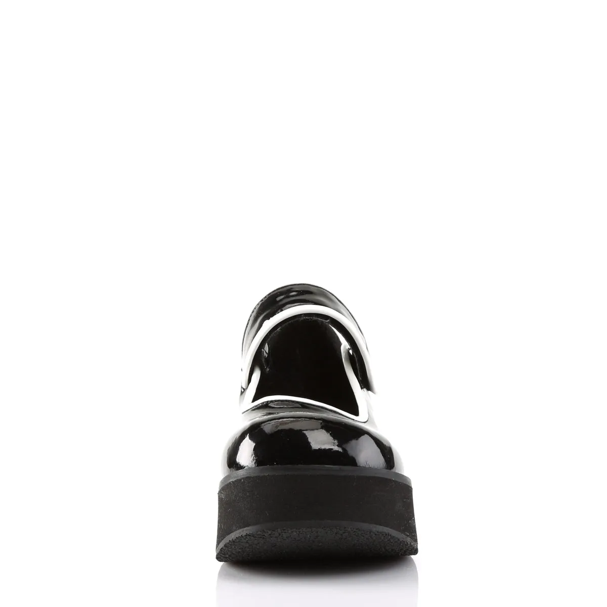 SPRITE-01 DemoniaCult Black/White Sexy Women's Heels & Platform Shoes (Alternative Footwear)