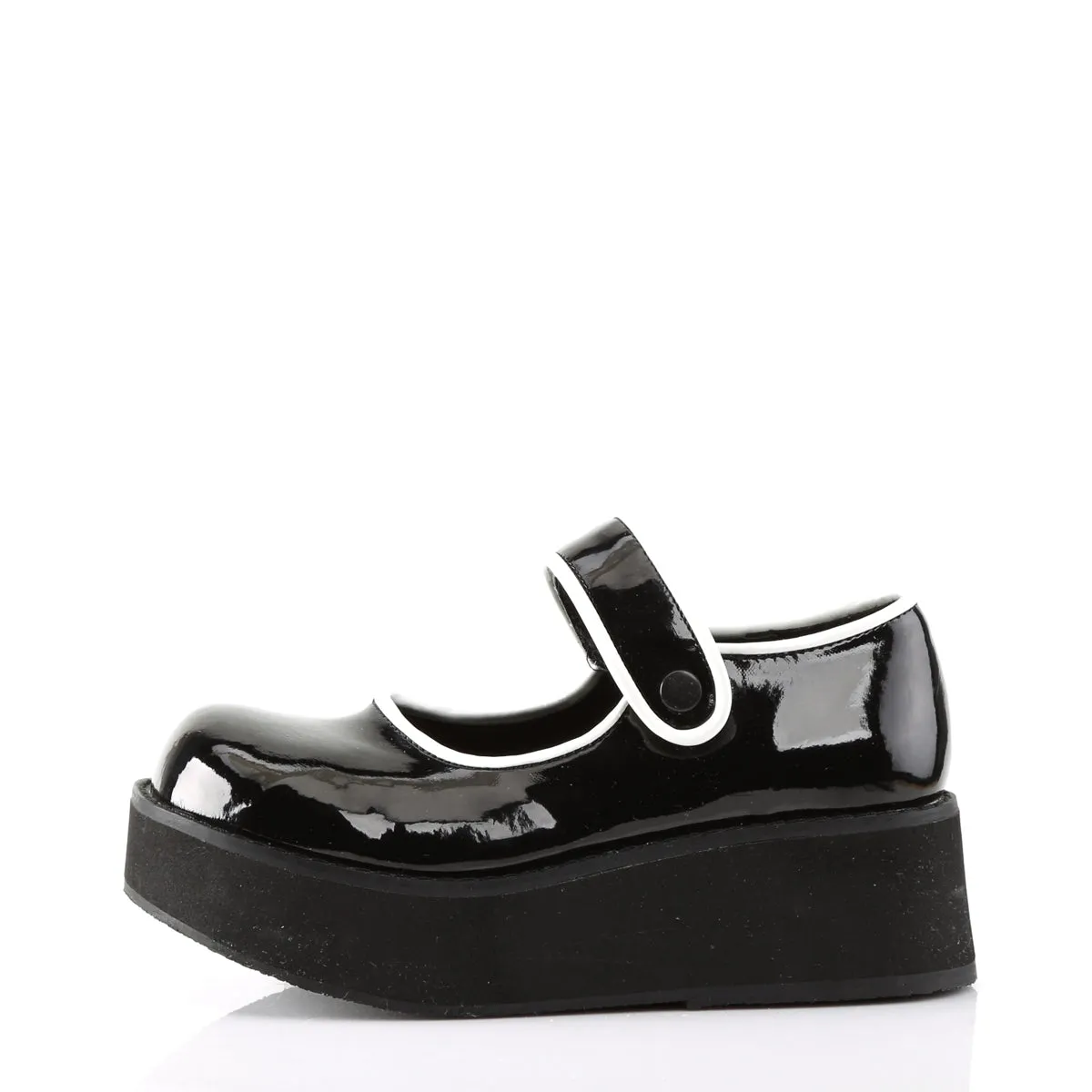 SPRITE-01 DemoniaCult Black/White Sexy Women's Heels & Platform Shoes (Alternative Footwear)