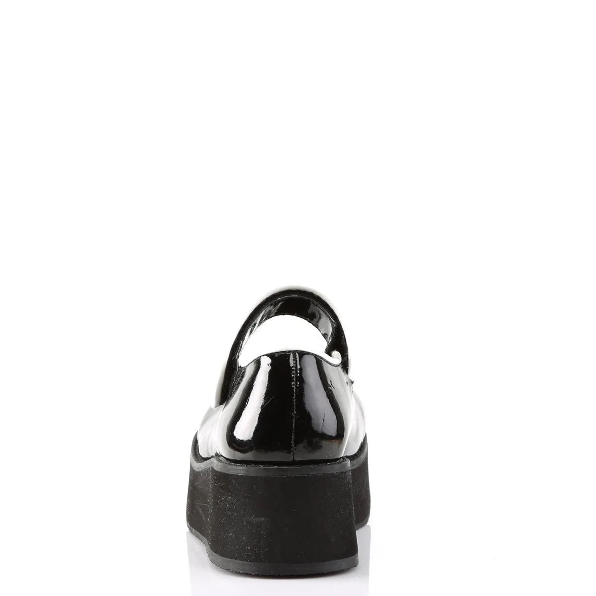 SPRITE-01 DemoniaCult Black/White Sexy Women's Heels & Platform Shoes (Alternative Footwear)
