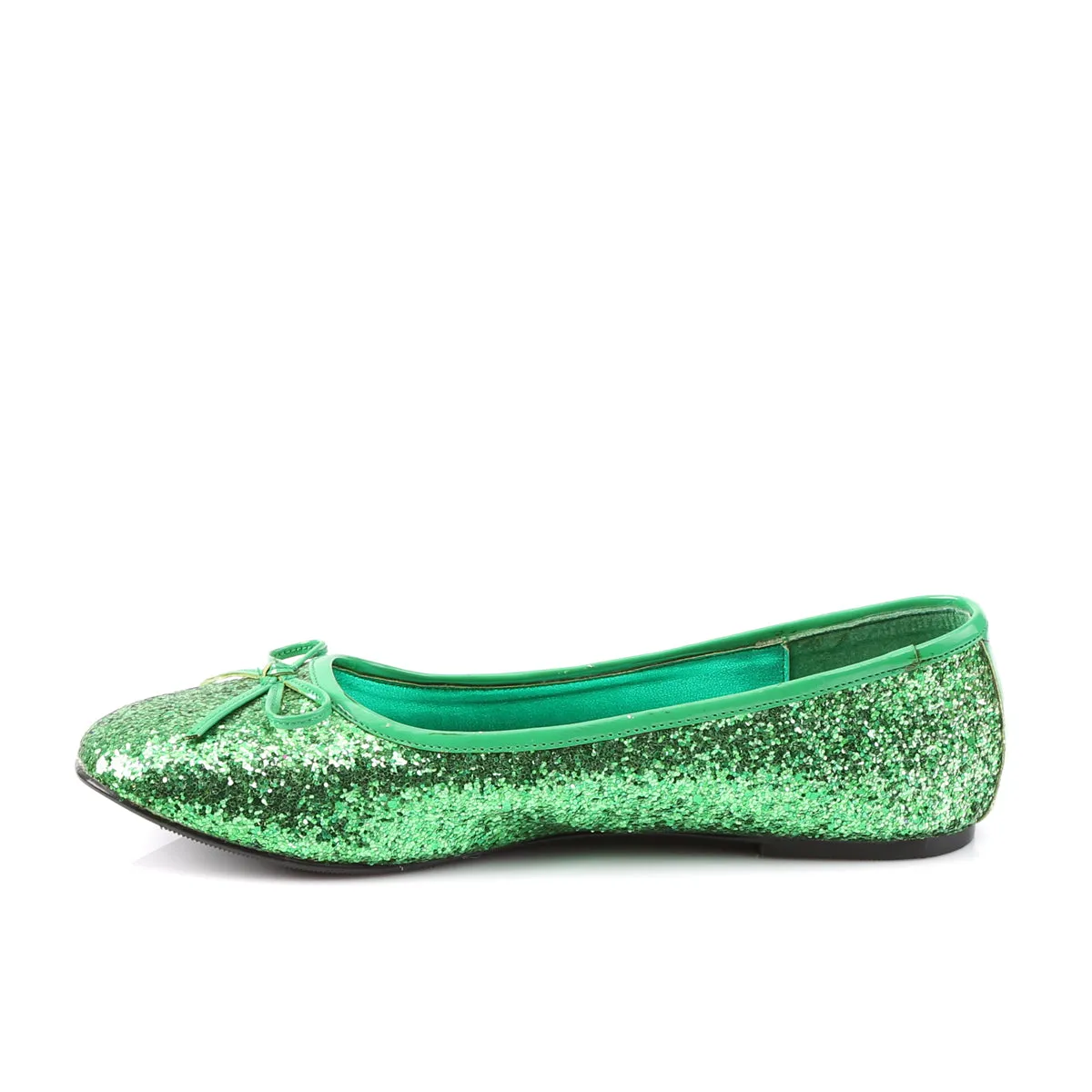 STAR-16G Funtasma Green Glitter Fancy Dress Women's Shoes (Fantasy Footwear)