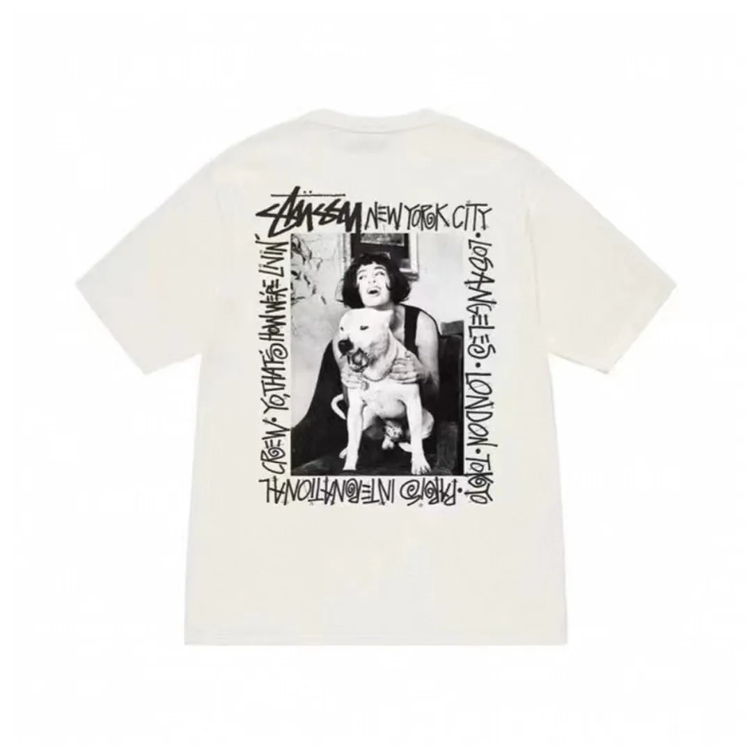 Stussy T Shirts Casual Versatile Loose T Shirts Couple