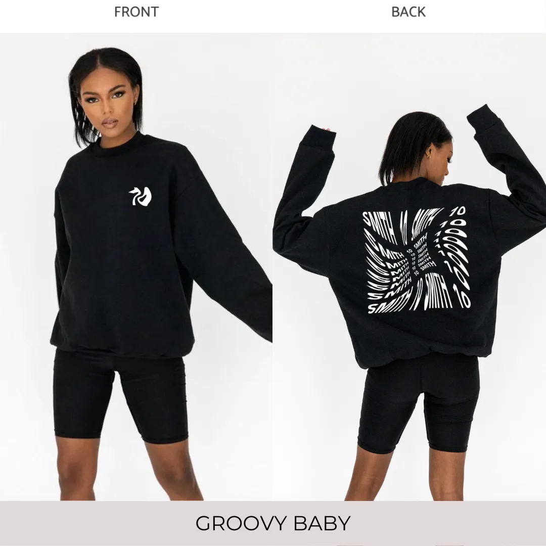 Sweatshirt in Black