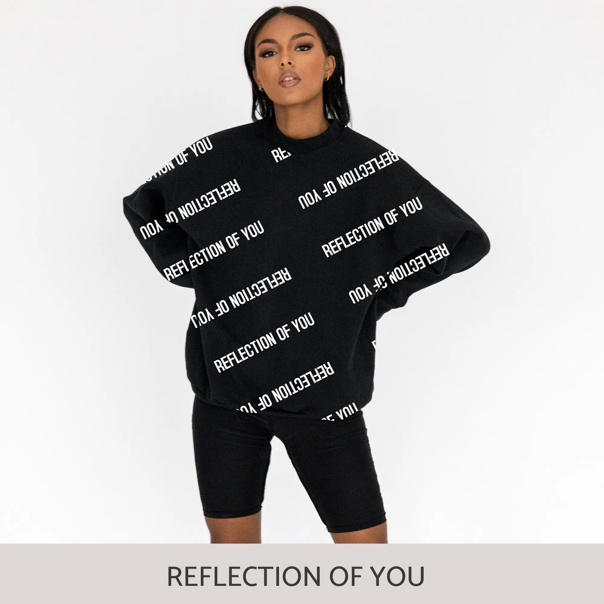 Sweatshirt in Black