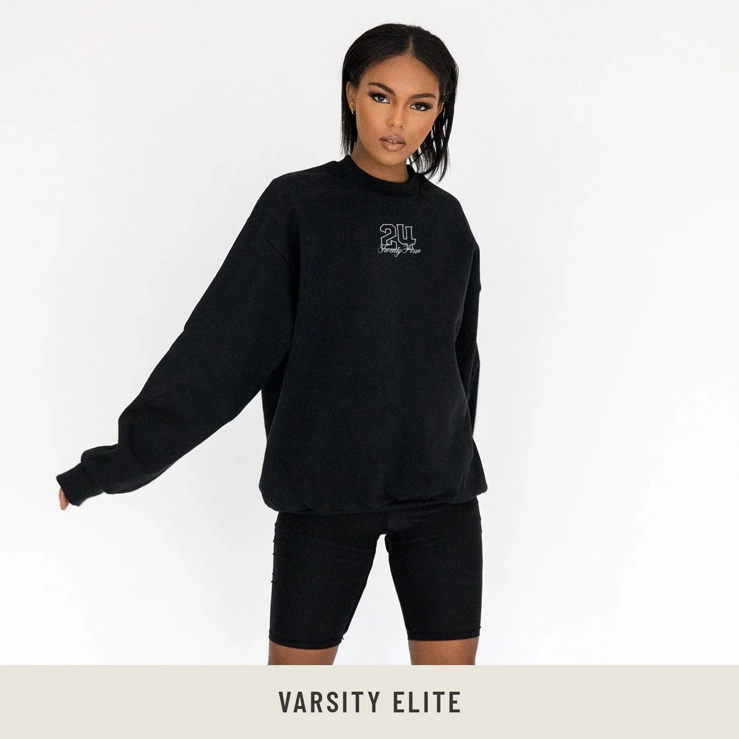 Sweatshirt in Black