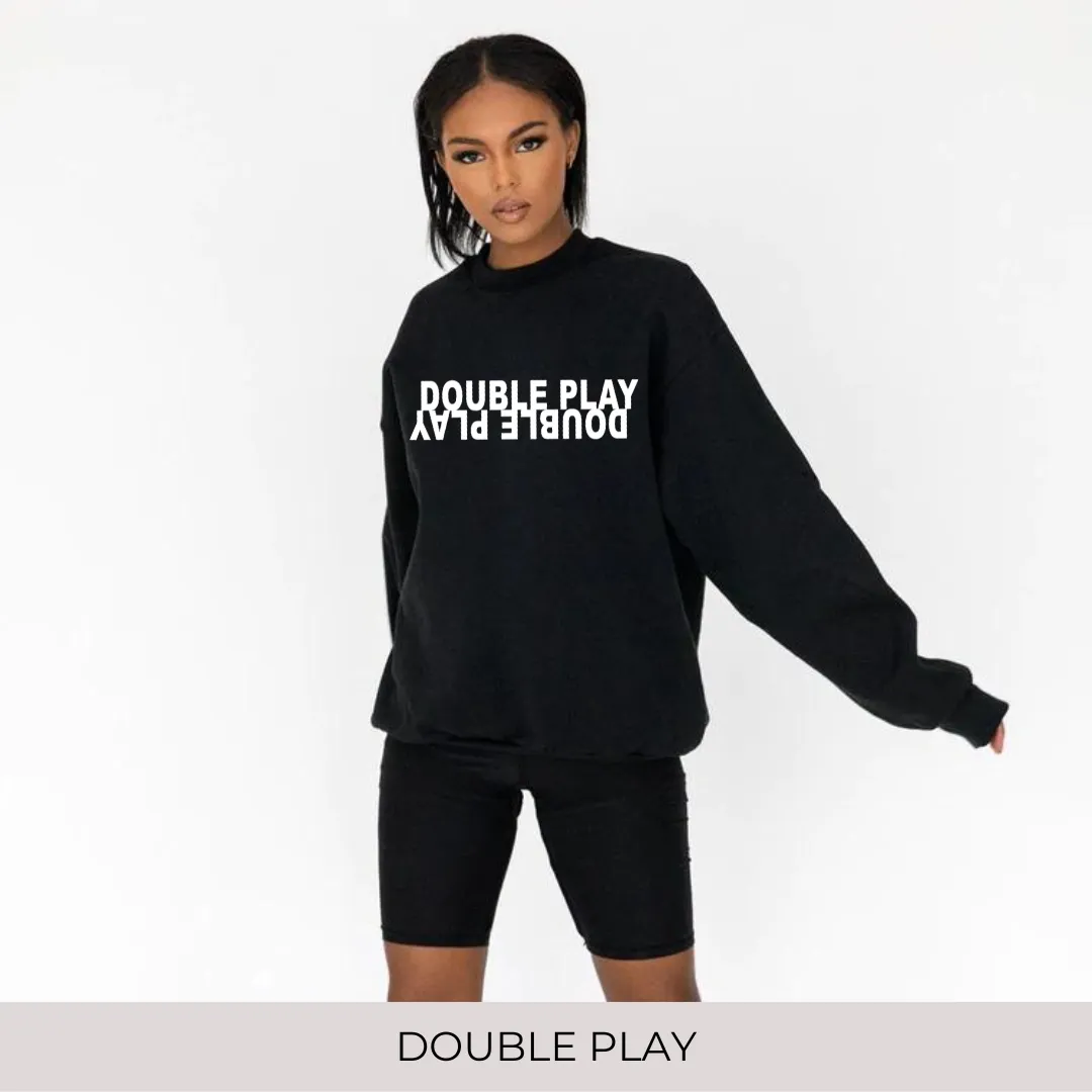 Sweatshirt in Black