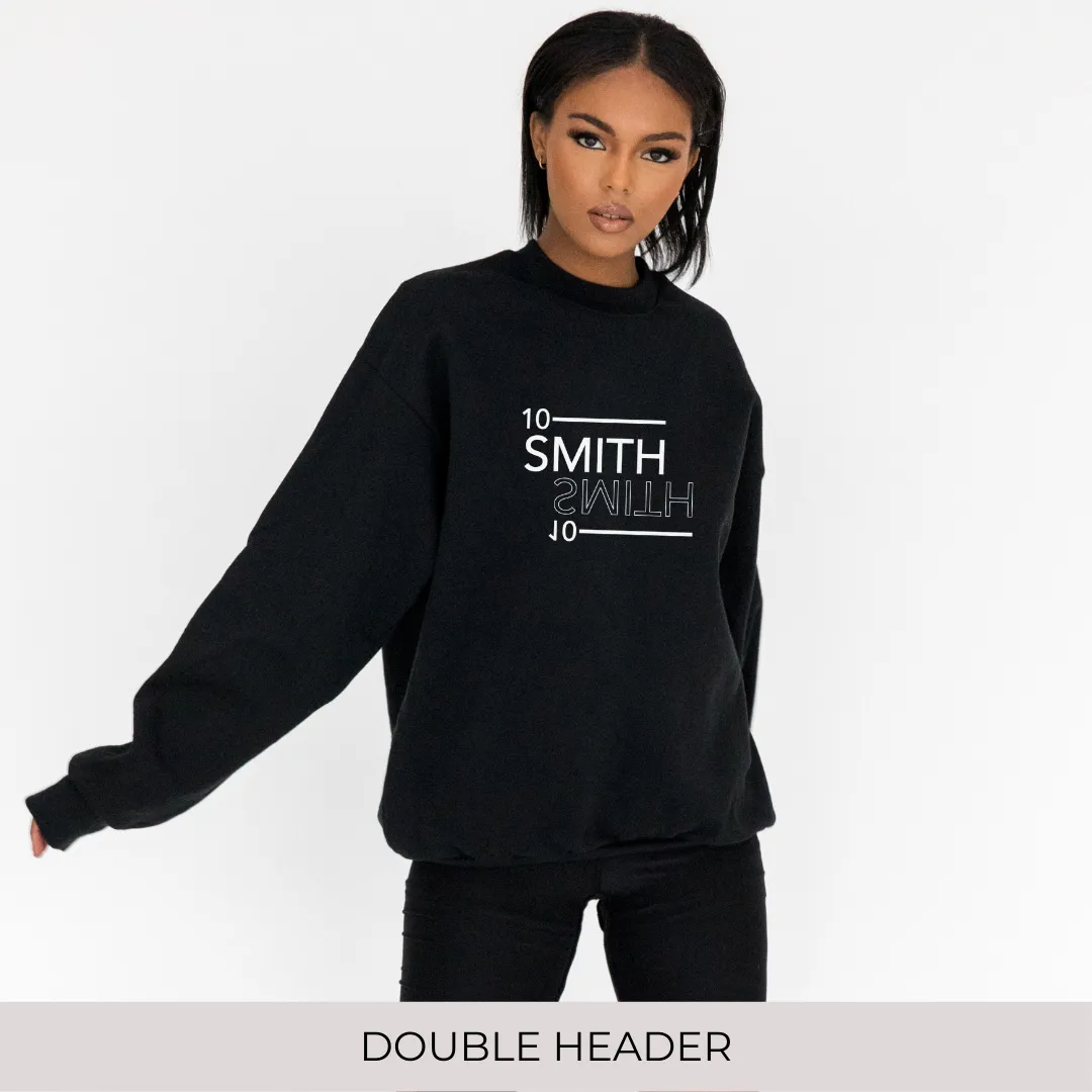 Sweatshirt in Black