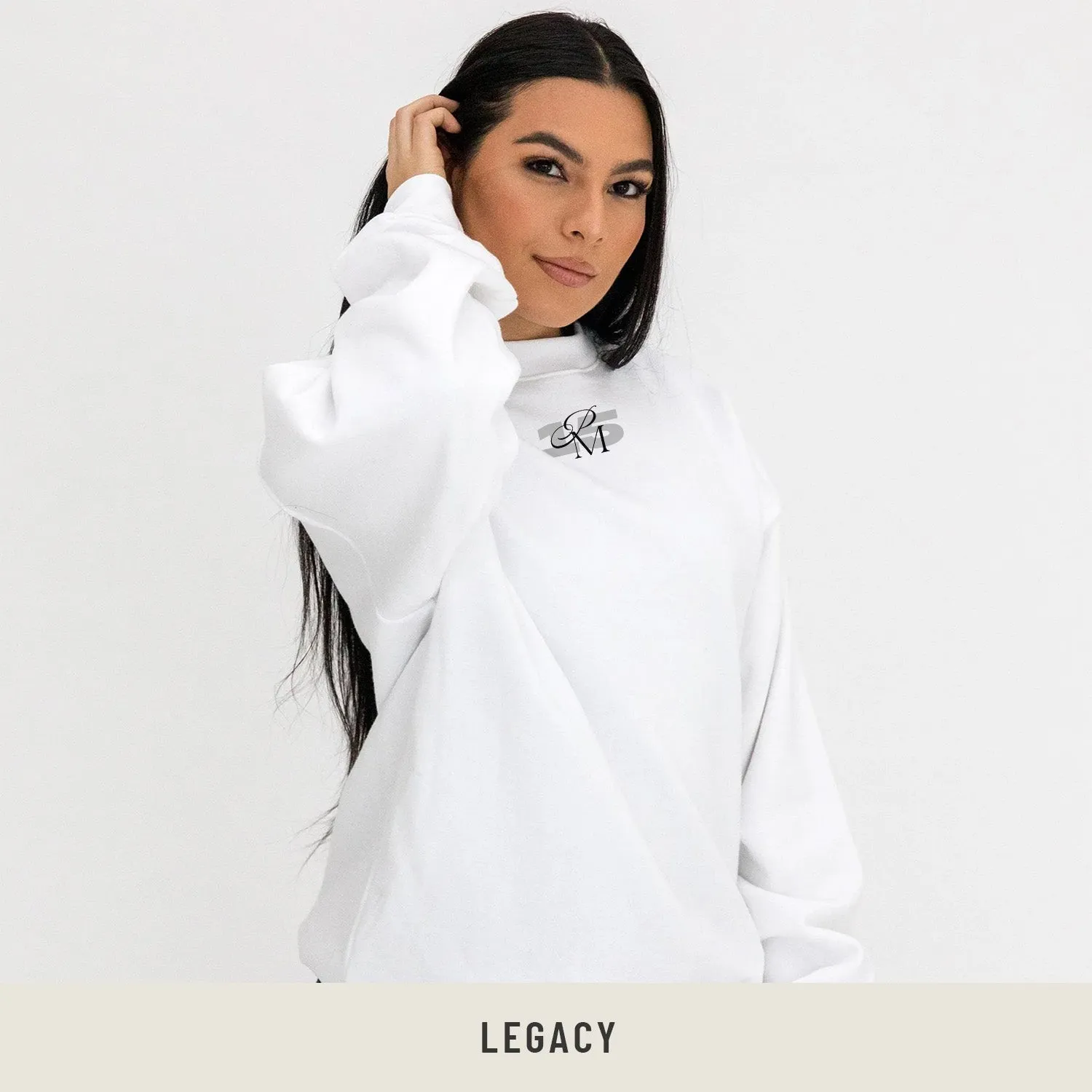 Sweatshirt in White