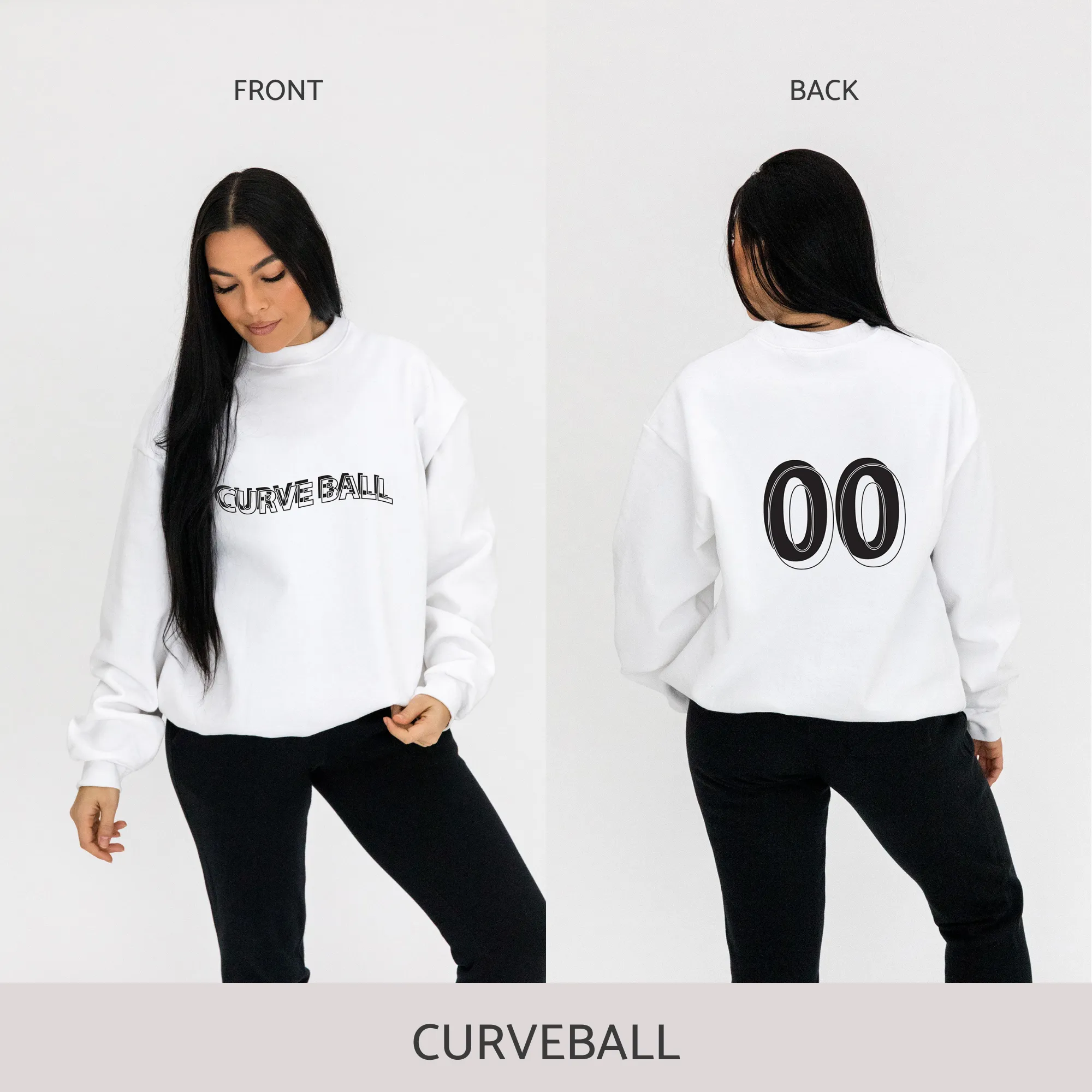 Sweatshirt in White