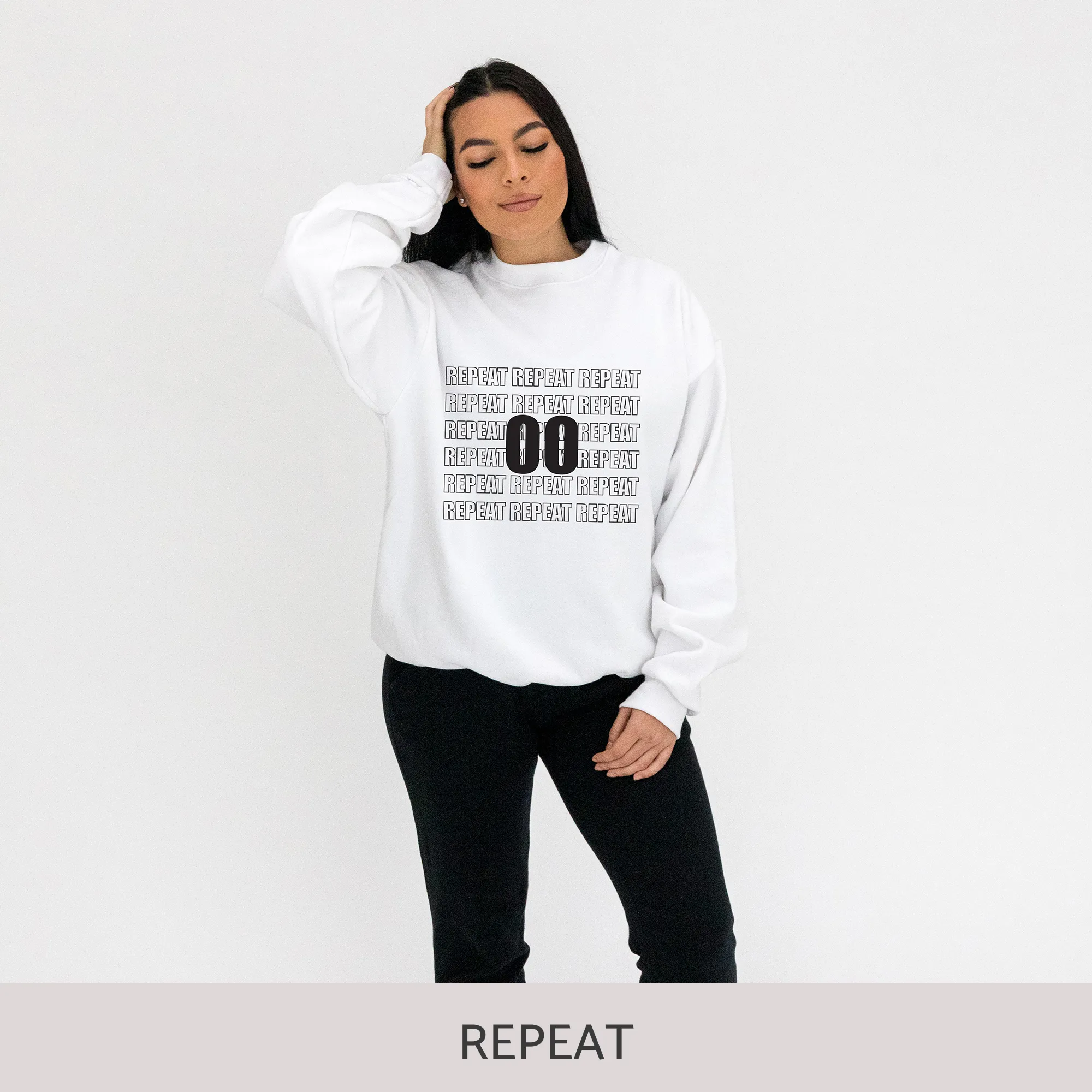 Sweatshirt in White