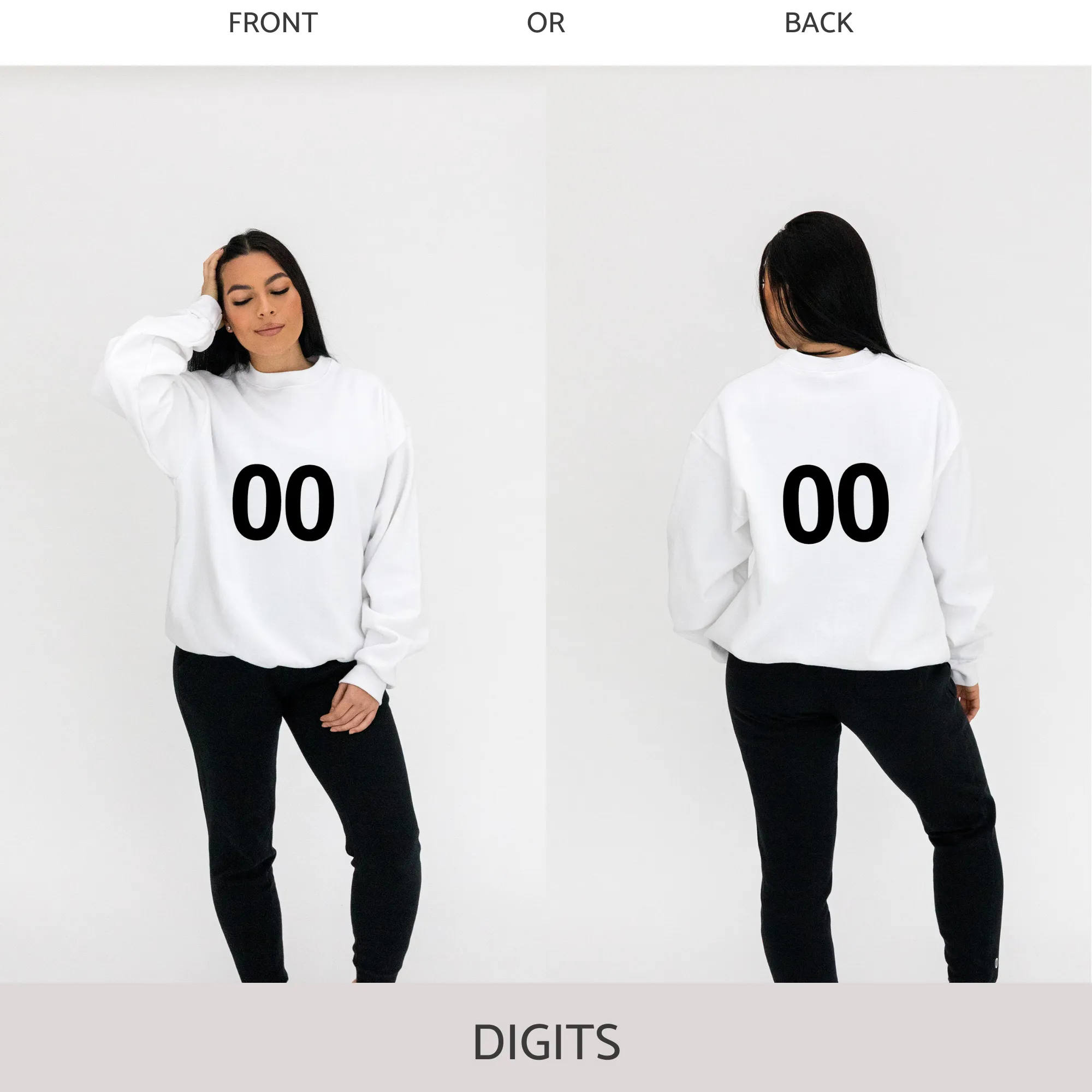 Sweatshirt in White