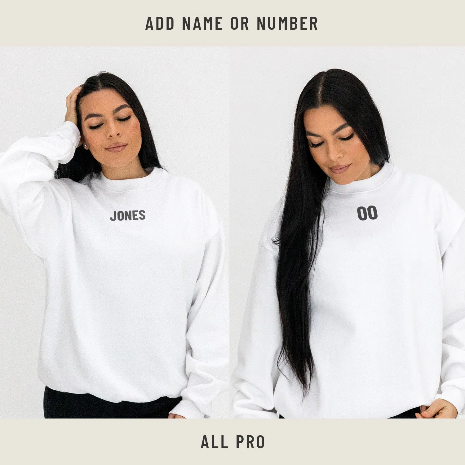 Sweatshirt in White