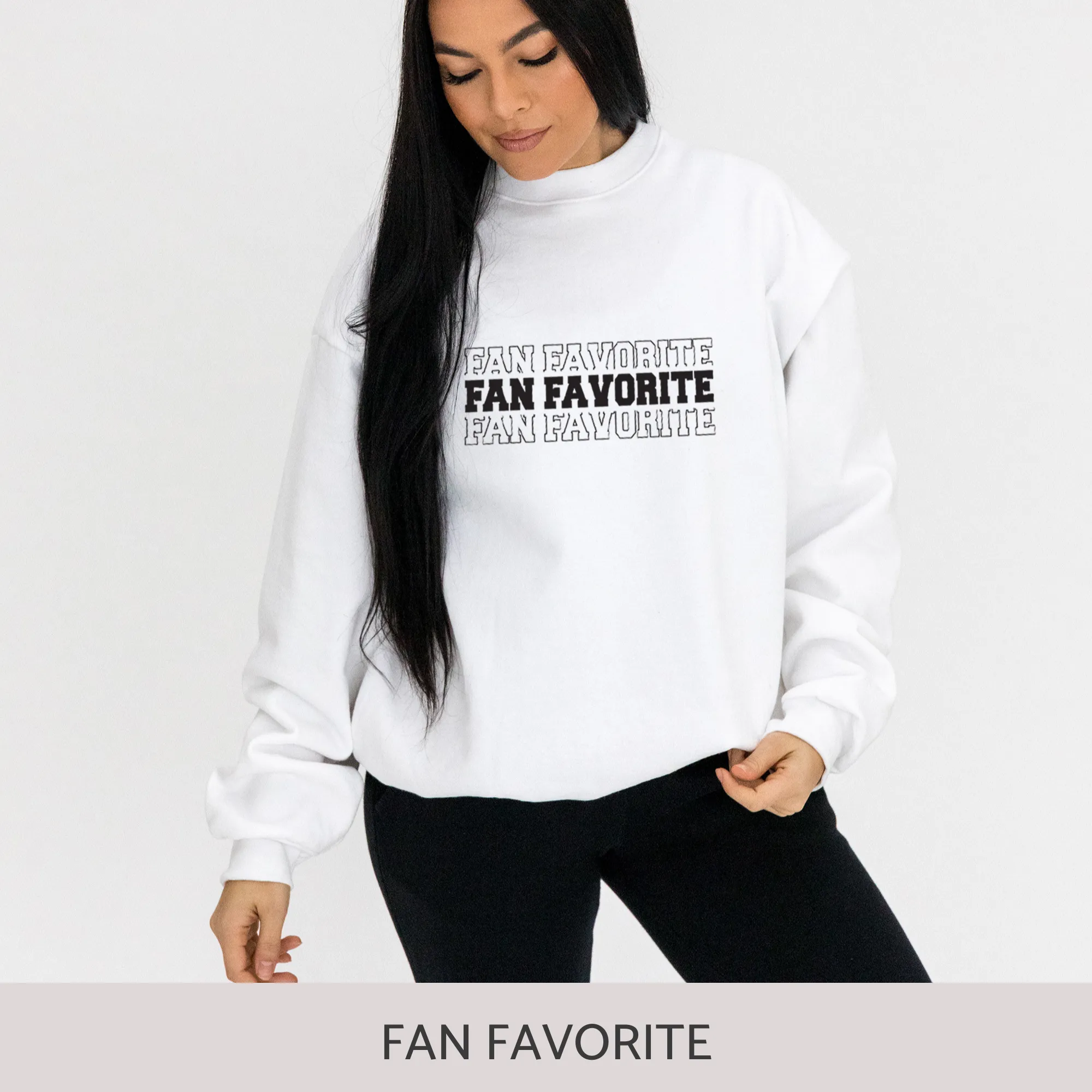 Sweatshirt in White