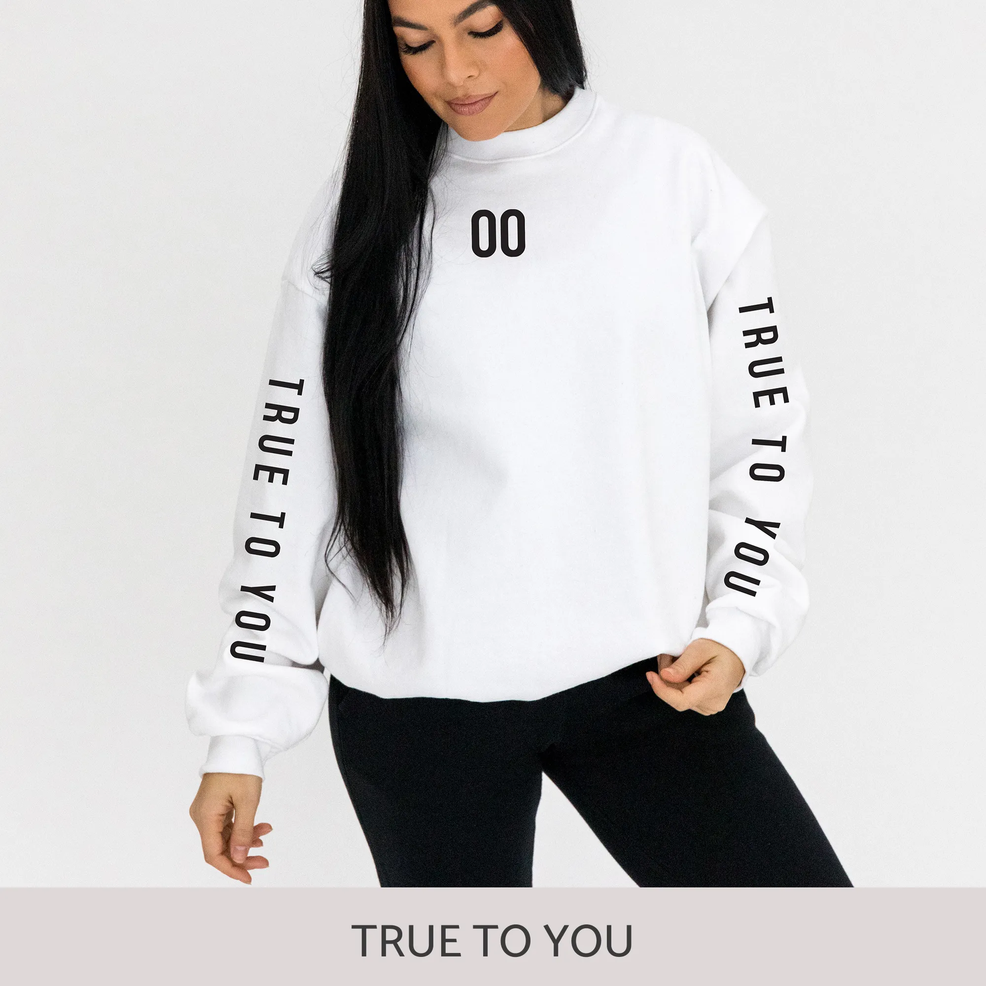Sweatshirt in White