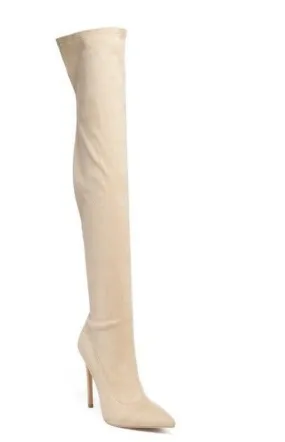Tilera Stretch Over The Knee Stiletto Boots