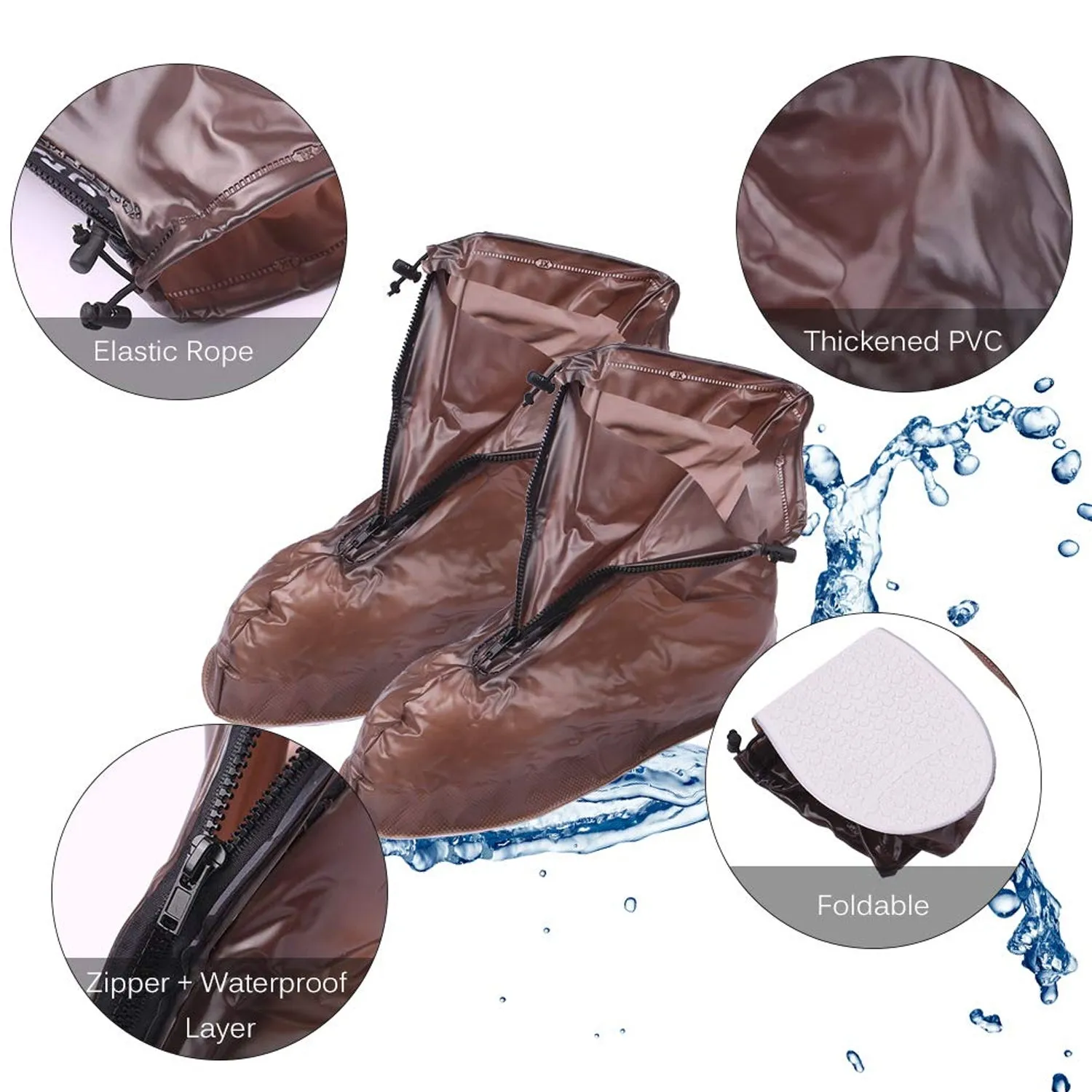 Transparent Waterproof Boots Cover for Kids & Adults