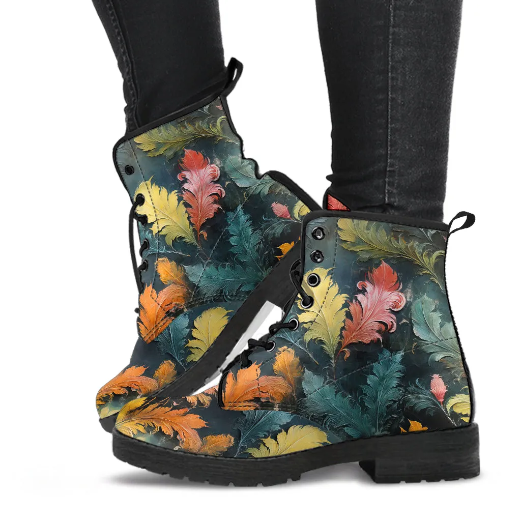 Tropical Autumn Women's Vegan Leather Boots