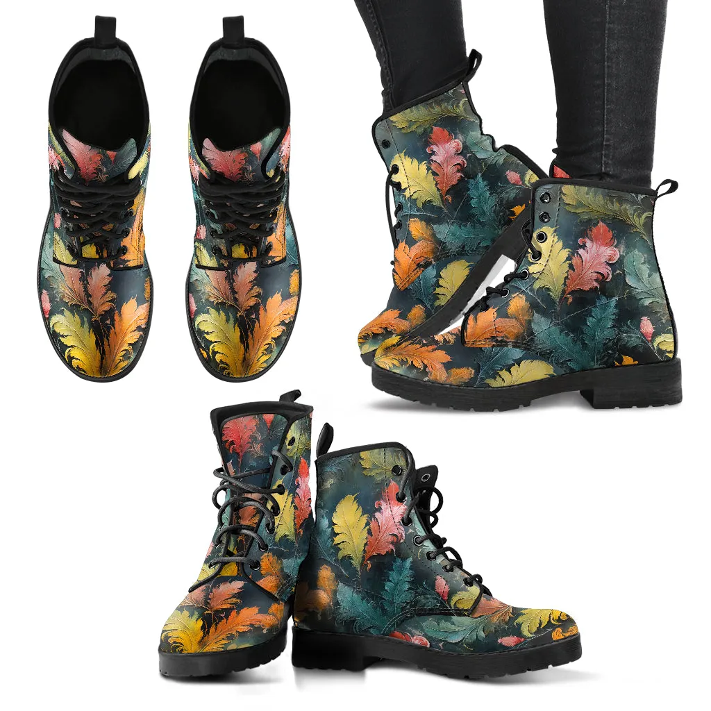 Tropical Autumn Women's Vegan Leather Boots