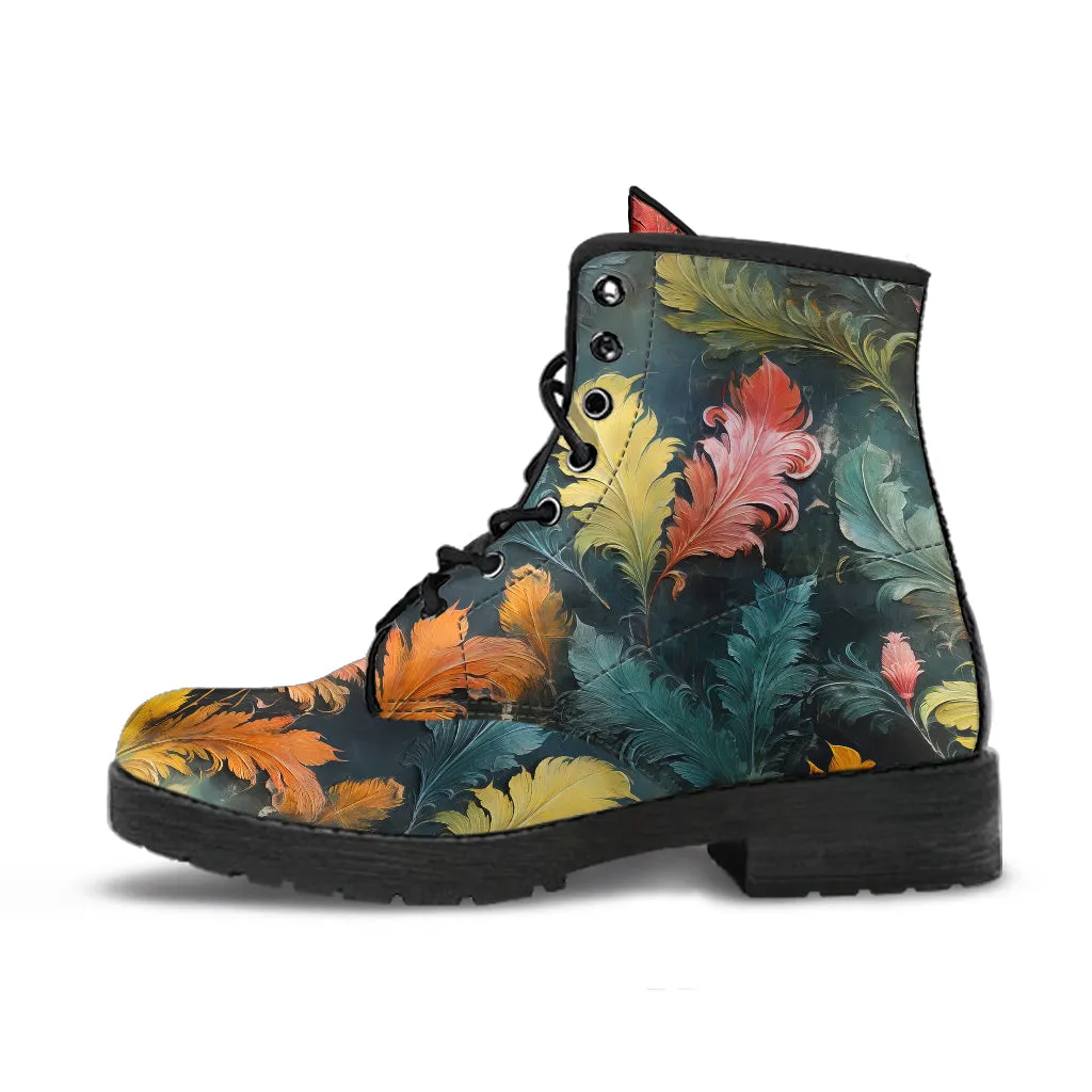 Tropical Autumn Women's Vegan Leather Boots