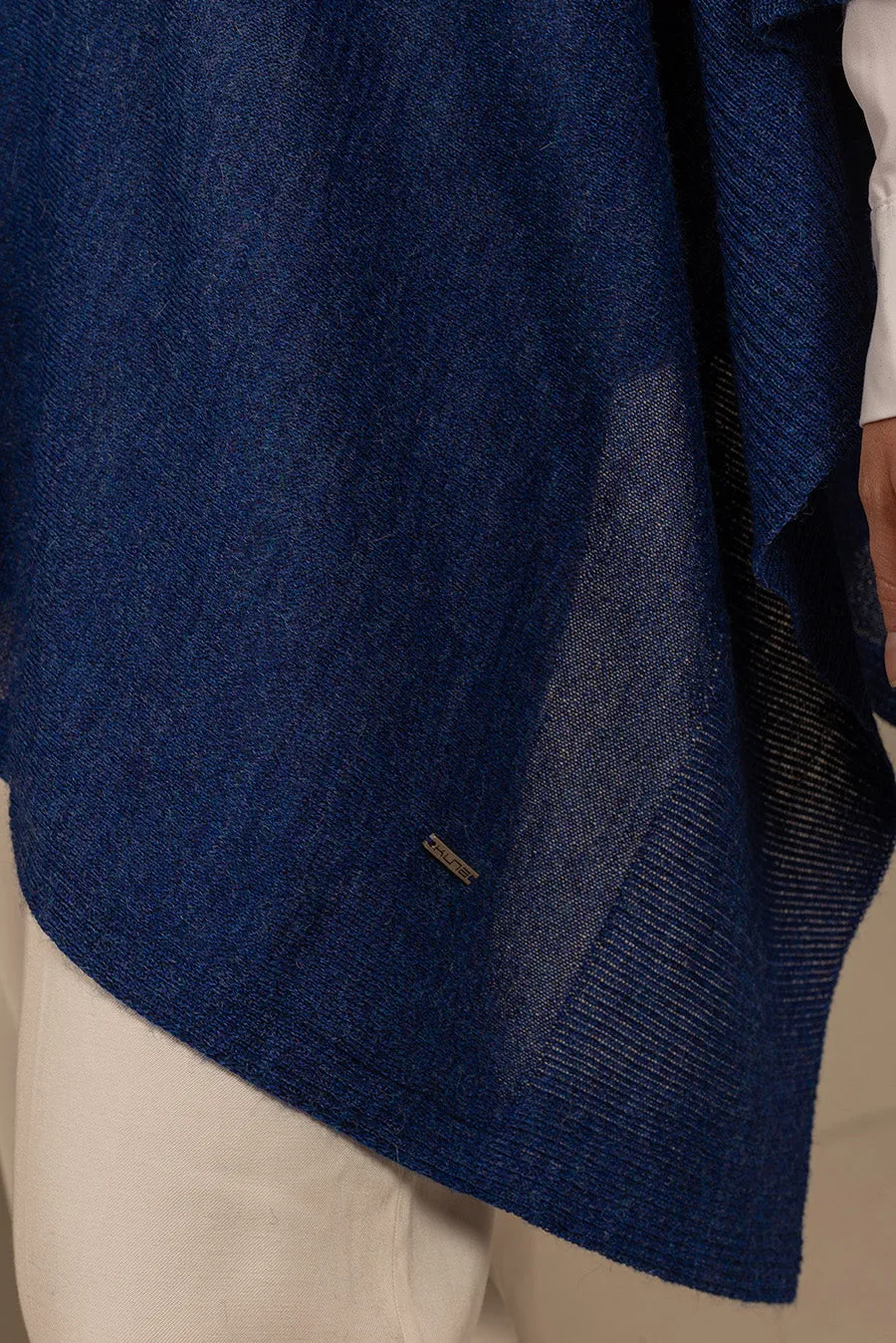 Udaipur Poncho Baby Alpaca Color Bluestone