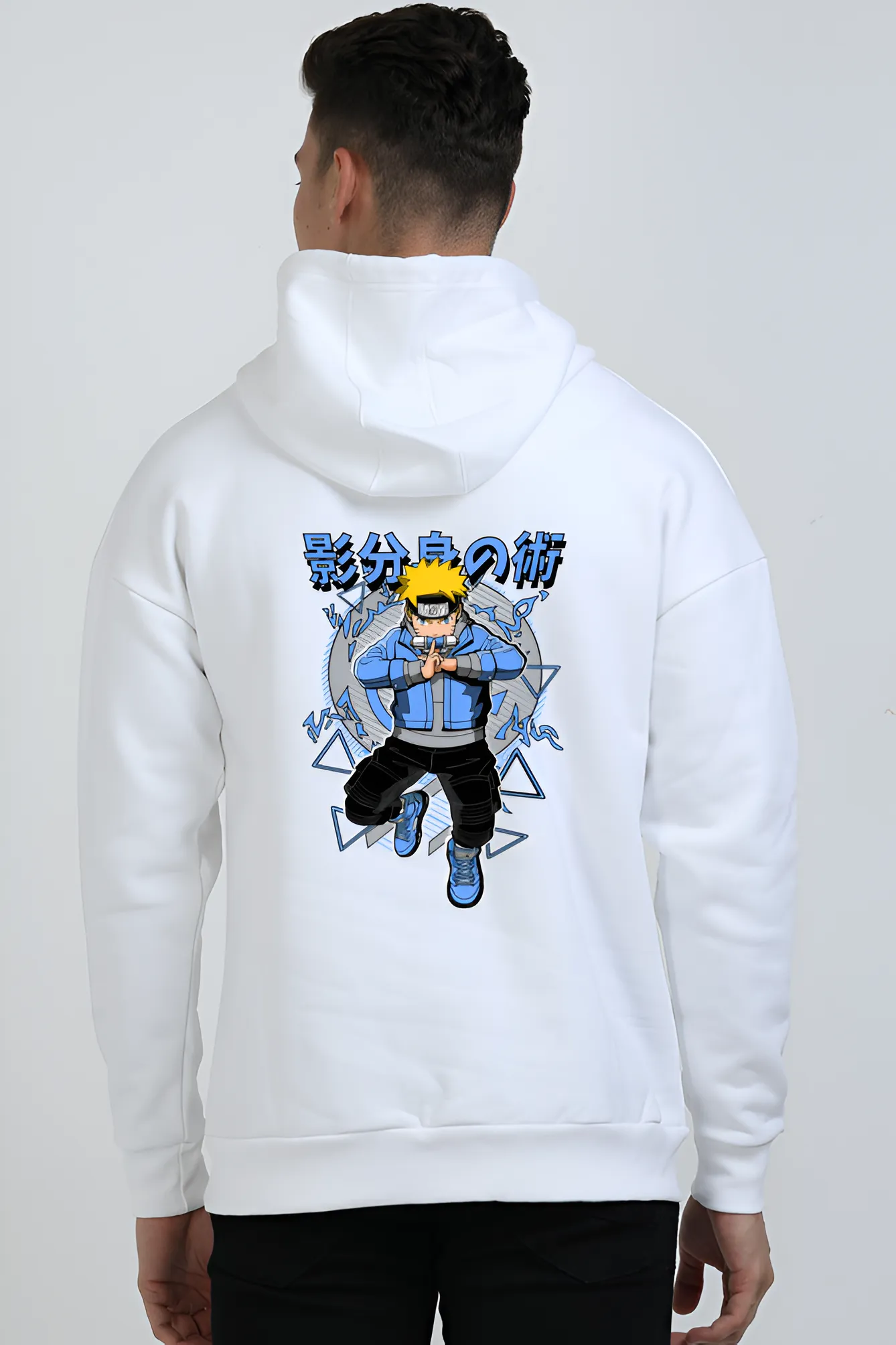 Uzumaki Boruto Hoodie with Blue Graphic Design - Premium Anime Streetwear by Belavere