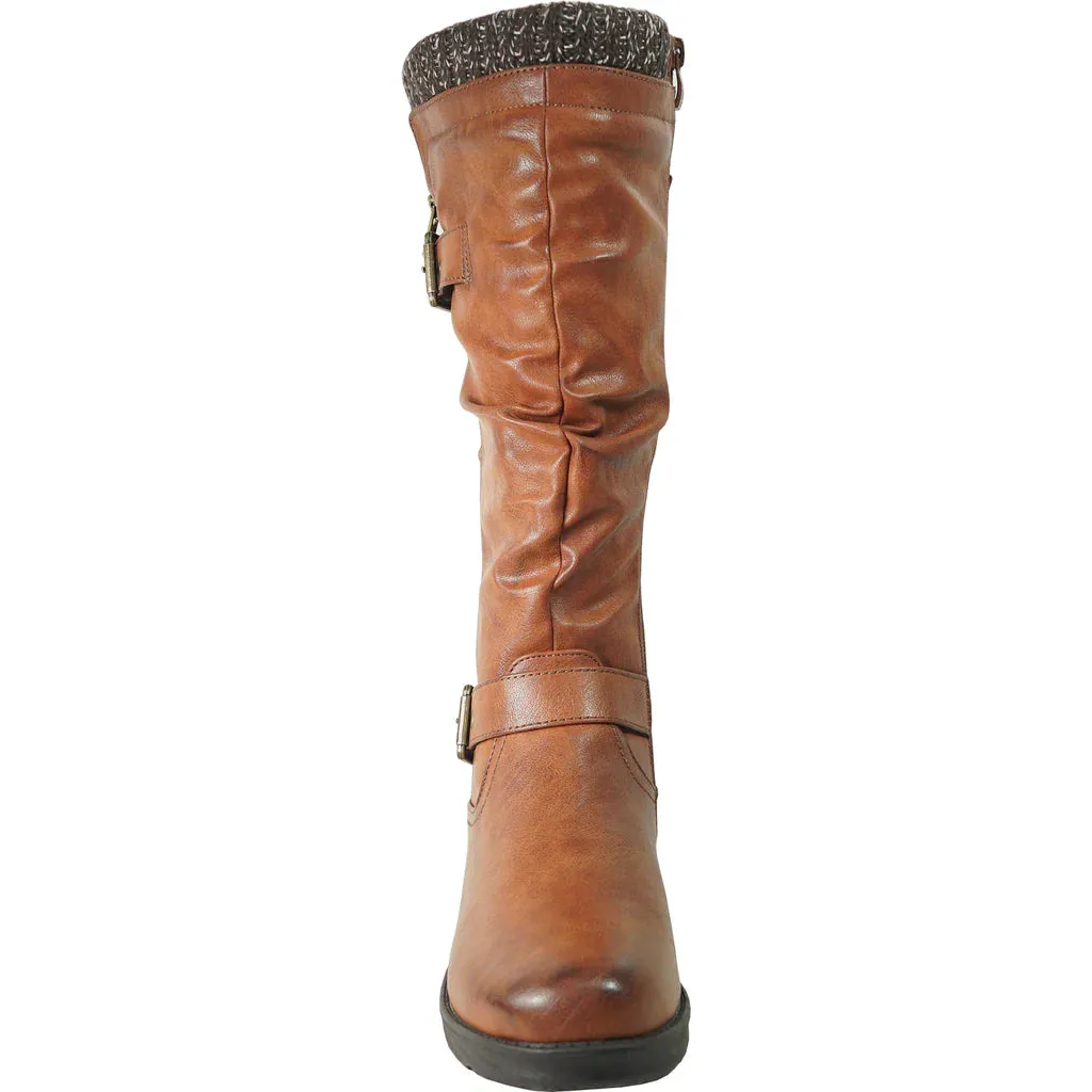 Vangelo Women's Hf0617 Waterproof Winter Fur Causal Boot