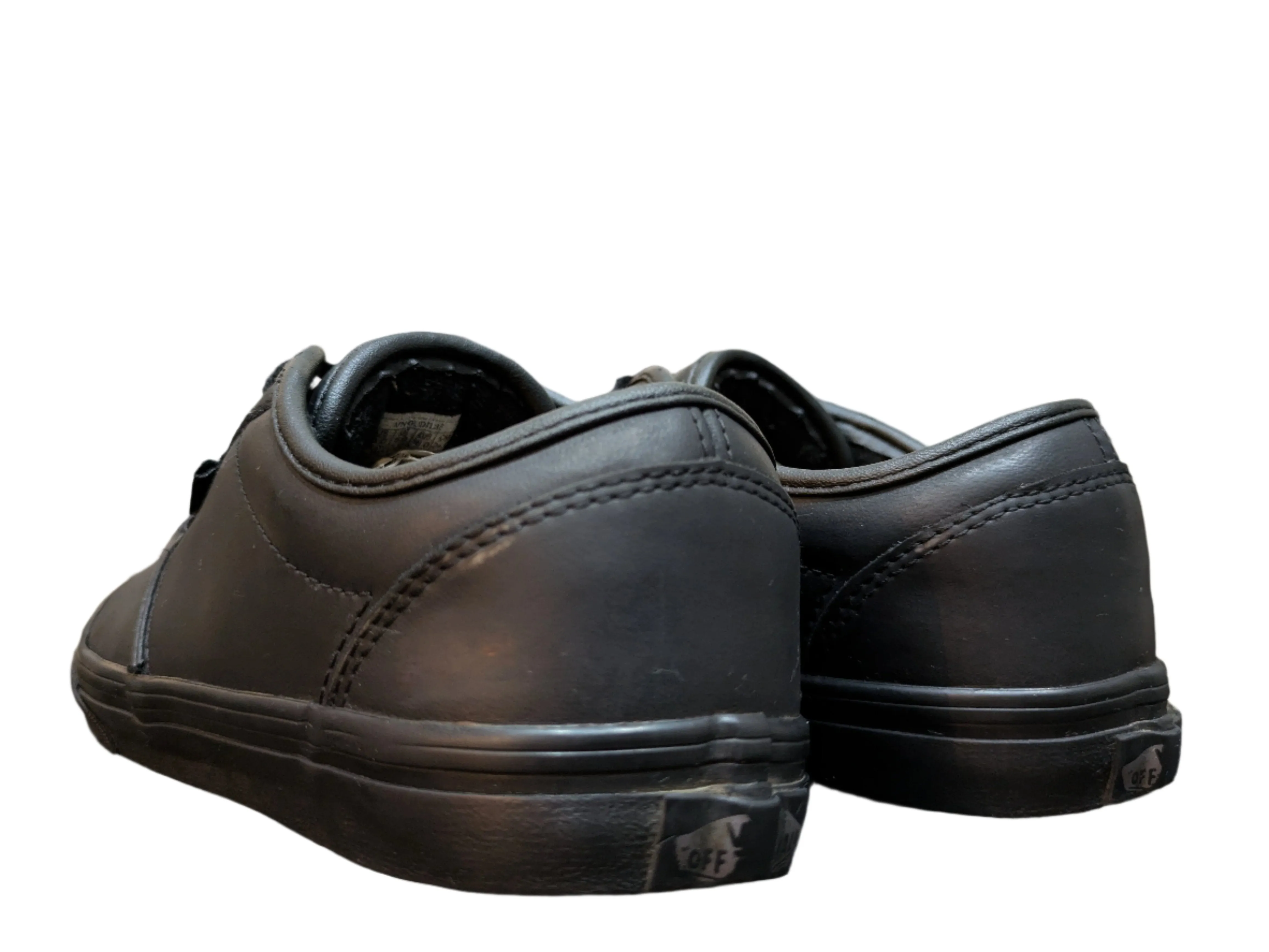 Vans Selden Tumble Leather in Black Size UK 5 / EU 38 / US 6