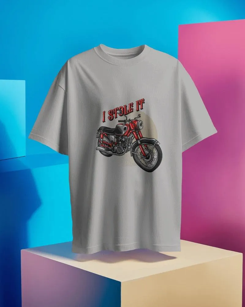 Vintage Bike Men's Oversized T shirt