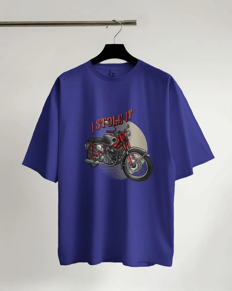 Vintage Bike Men's Oversized T shirt