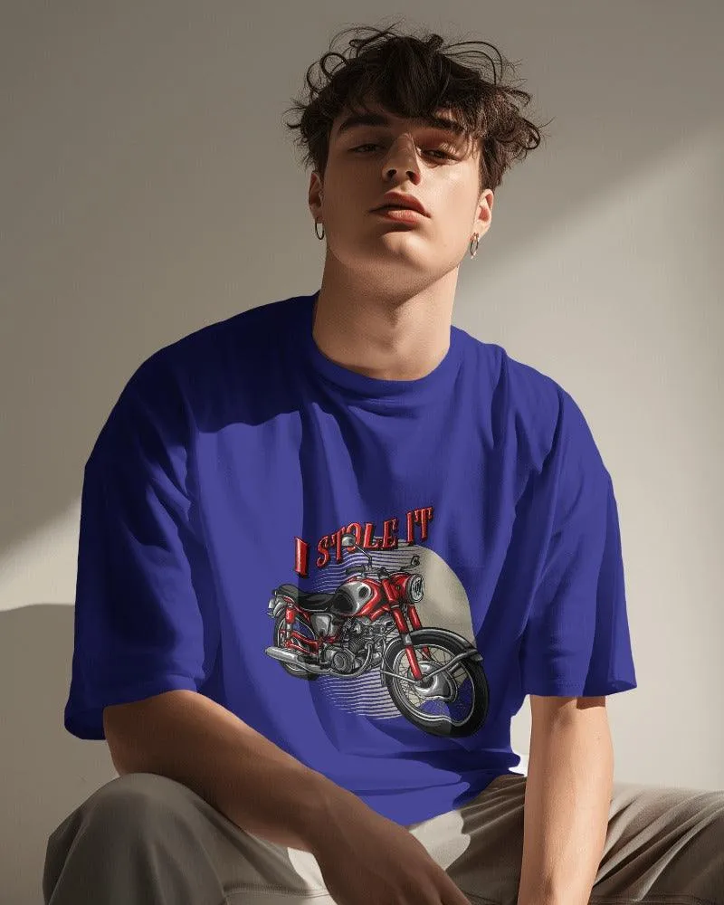 Vintage Bike Men's Oversized T shirt