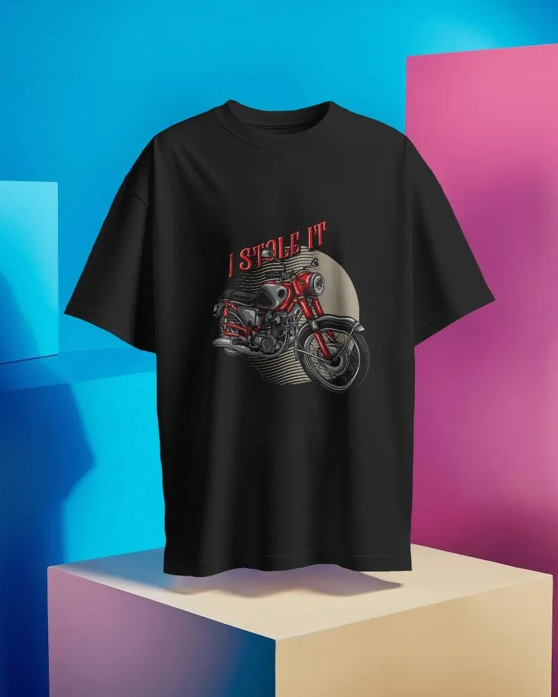 Vintage Bike Men's Oversized T shirt