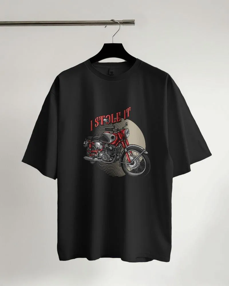 Vintage Bike Men's Oversized T shirt