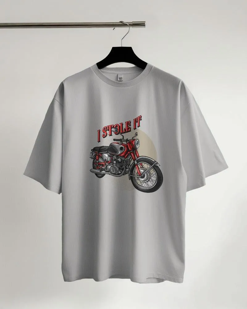 Vintage Bike Men's Oversized T shirt