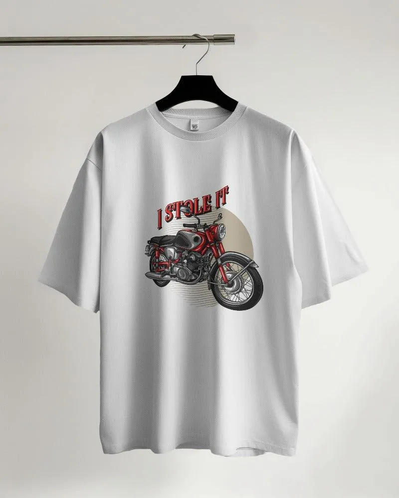 Vintage Bike Men's Oversized T shirt