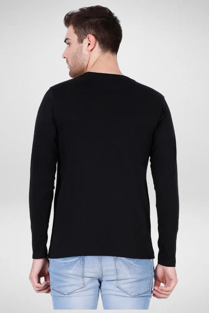 White and Black Full Sleeve T-Shirts Combo for Men