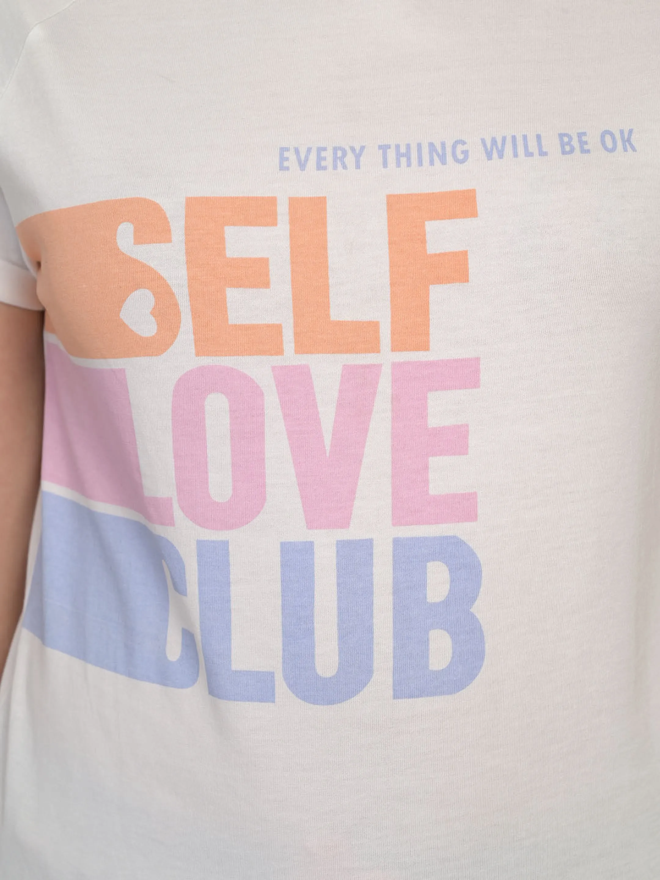 White Half Sleeve PU T-Shirt