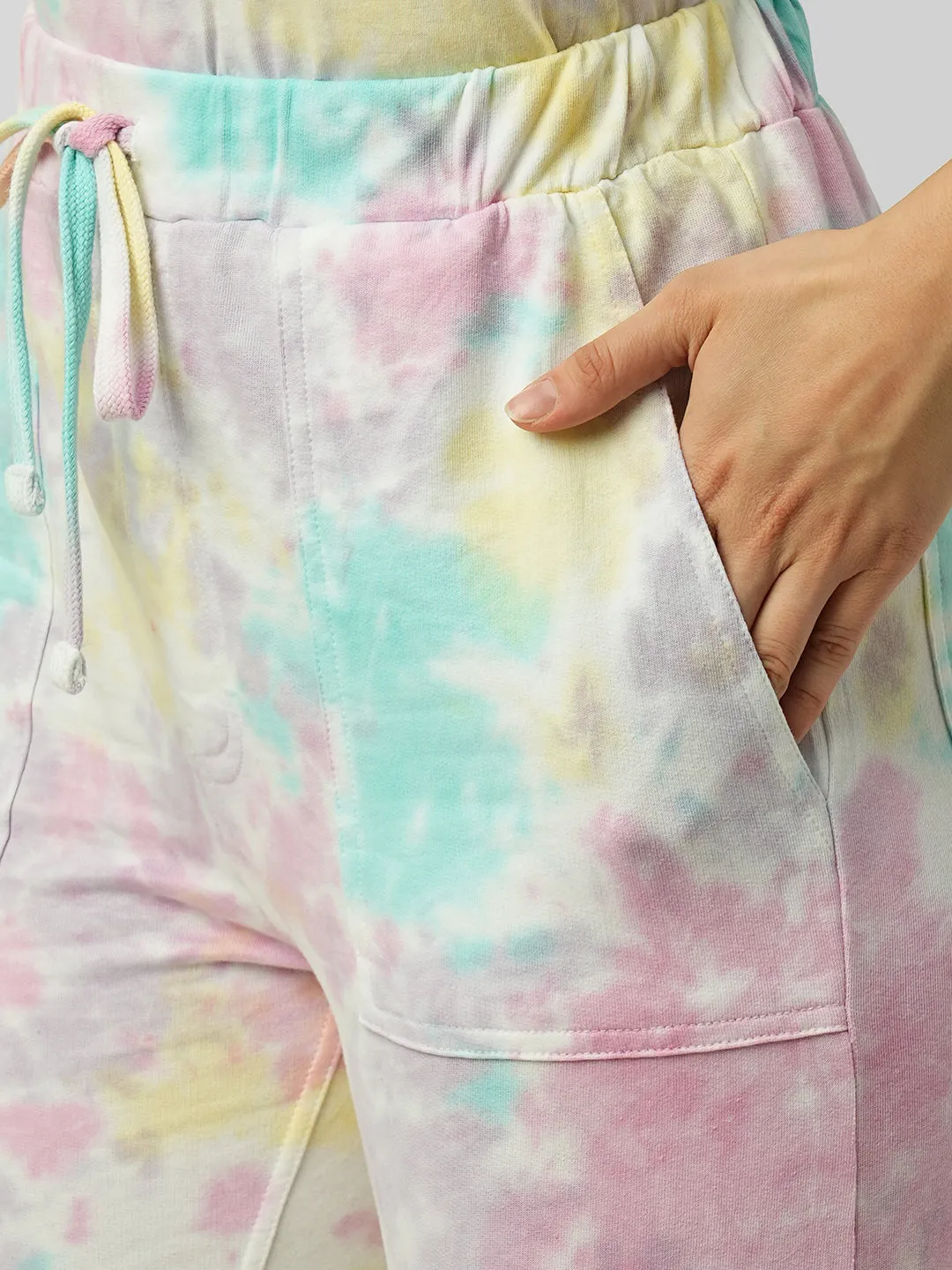 Women Tie & Dye High-Rise Comfort Fit Jogger