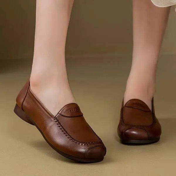 Women's Flat Shoes with Soft Rubber Sole 62184218C