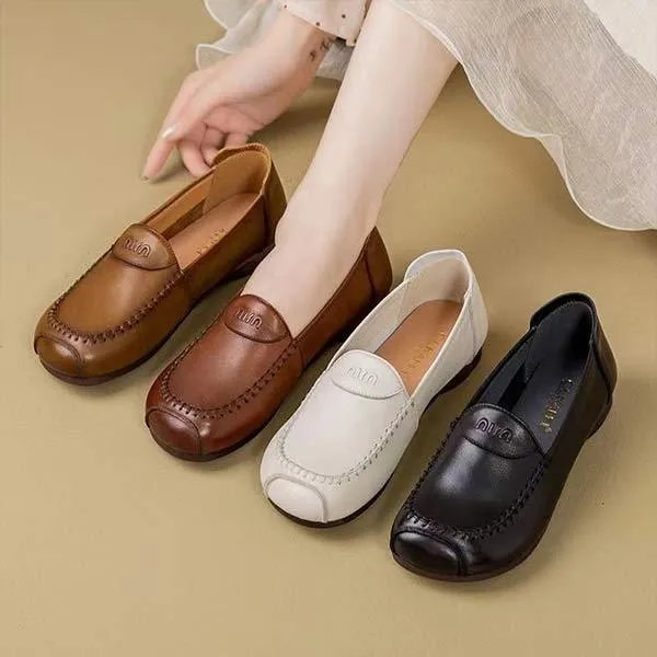 Women's Flat Shoes with Soft Rubber Sole 62184218C