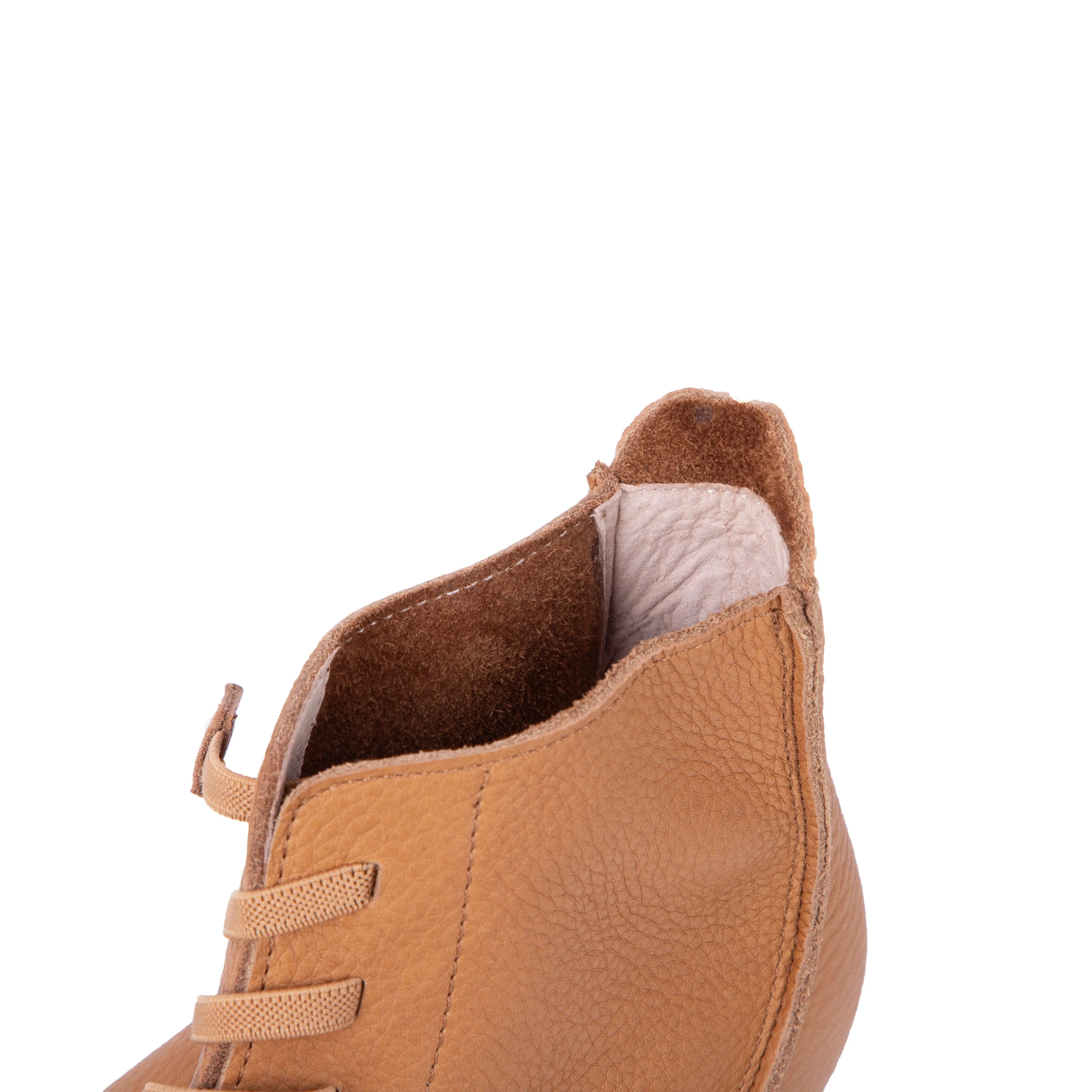 Women's Handmade Leather Flat Casual Lace-Up Boots