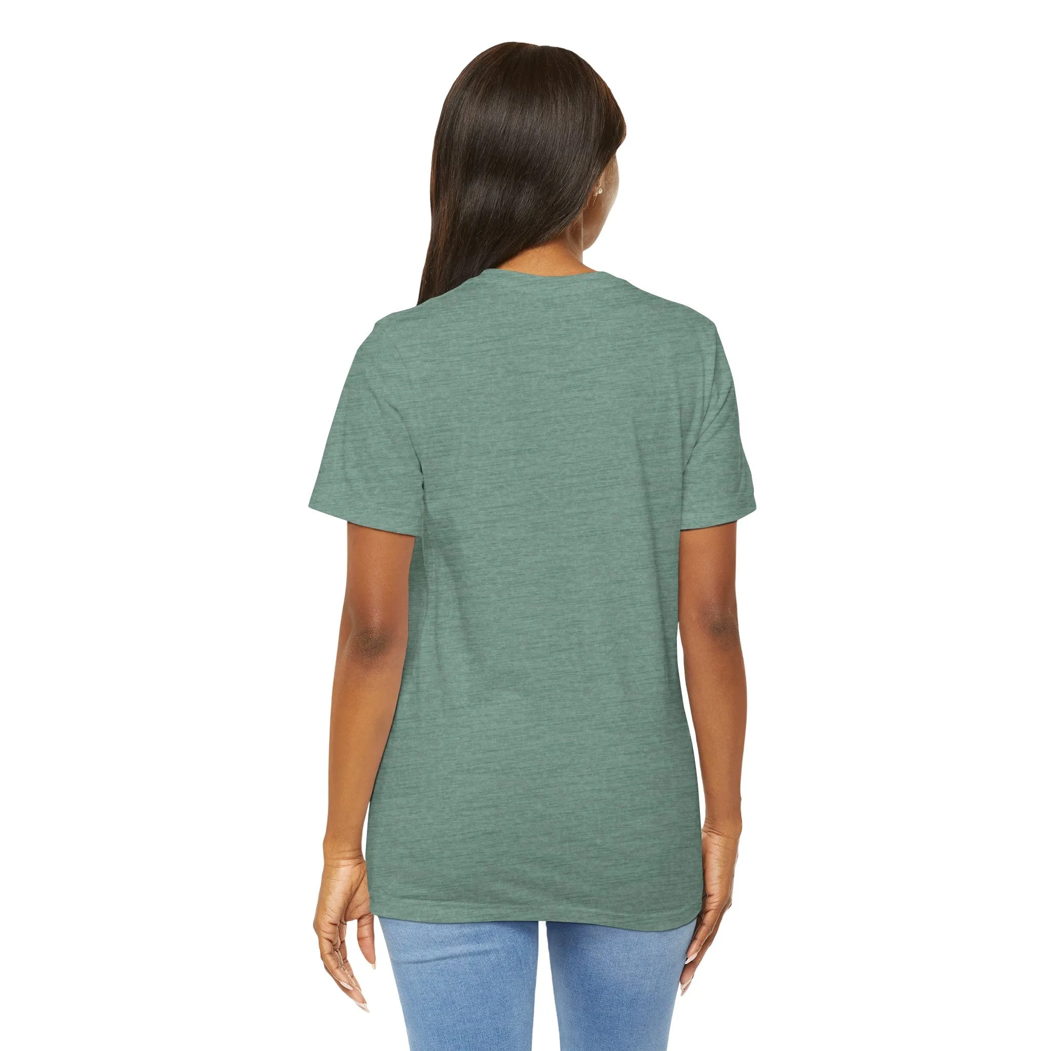 Womens Heather Dusty Blue T Shirts Premium Casual Short Sleeve Shirts Oversized Tops