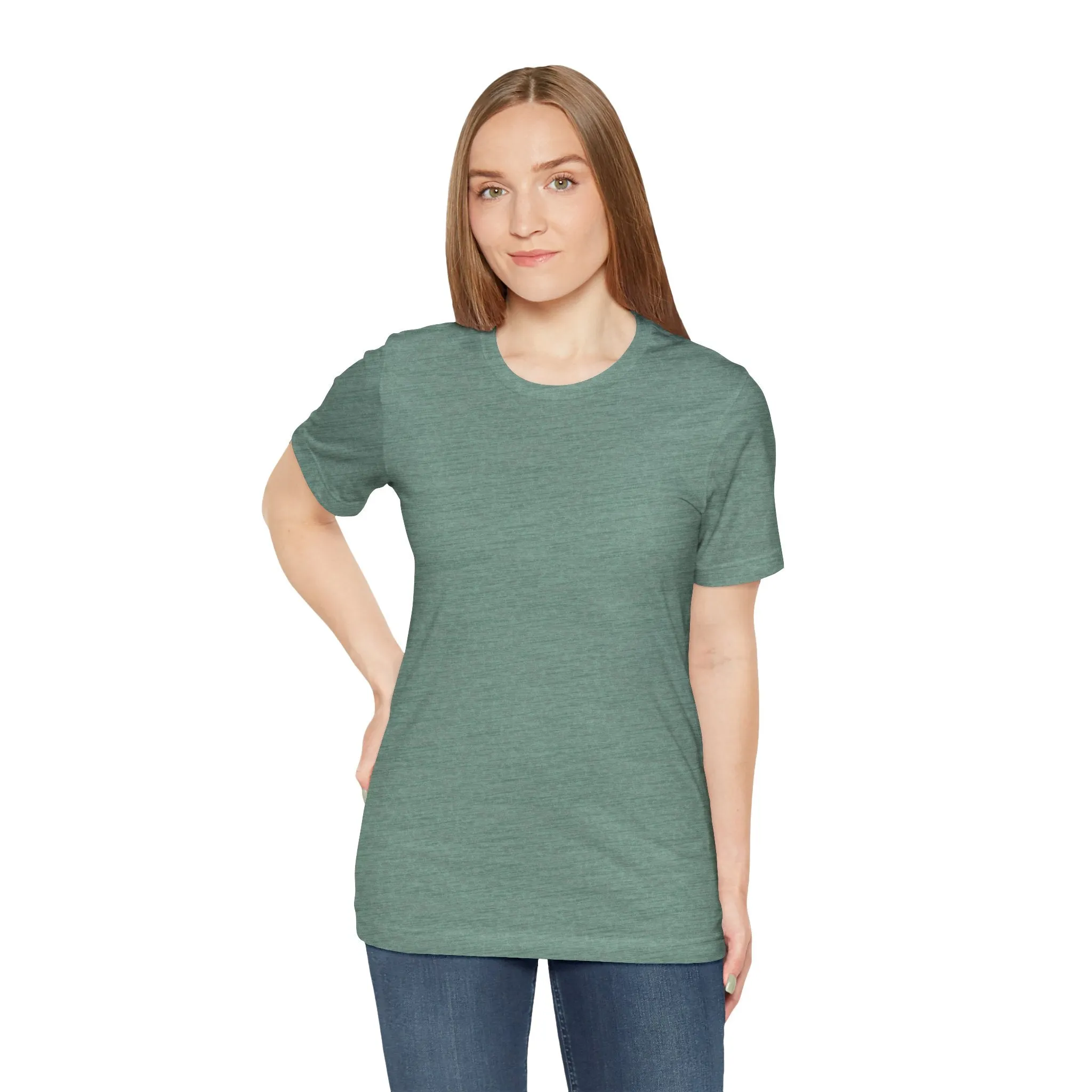 Womens Heather Dusty Blue T Shirts Premium Casual Short Sleeve Shirts Oversized Tops